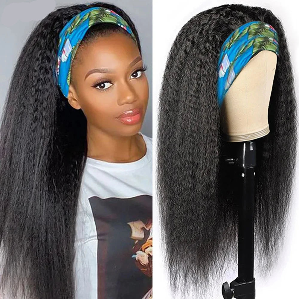 Kinky Headband Wig | Brazilian Human Hair Wig | Edge Silks
