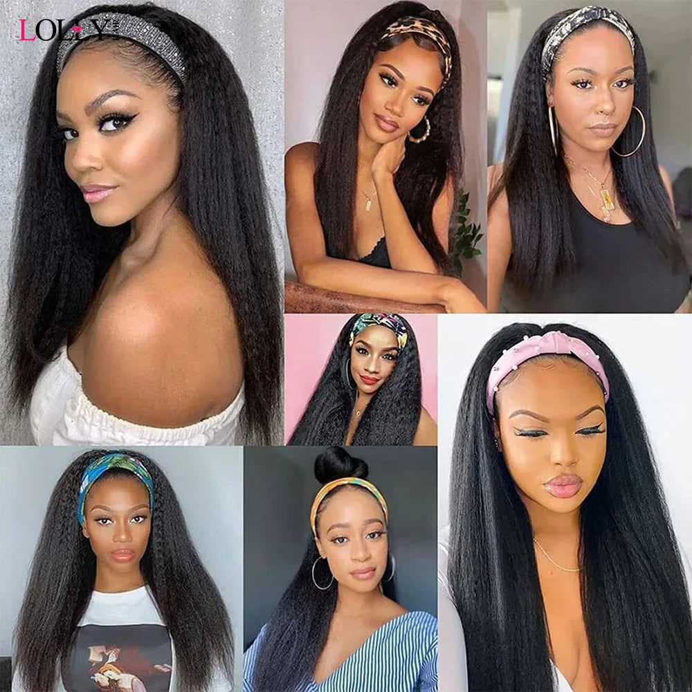 Kinky Headband Wig | Brazilian Human Hair Wig | Edge Silks