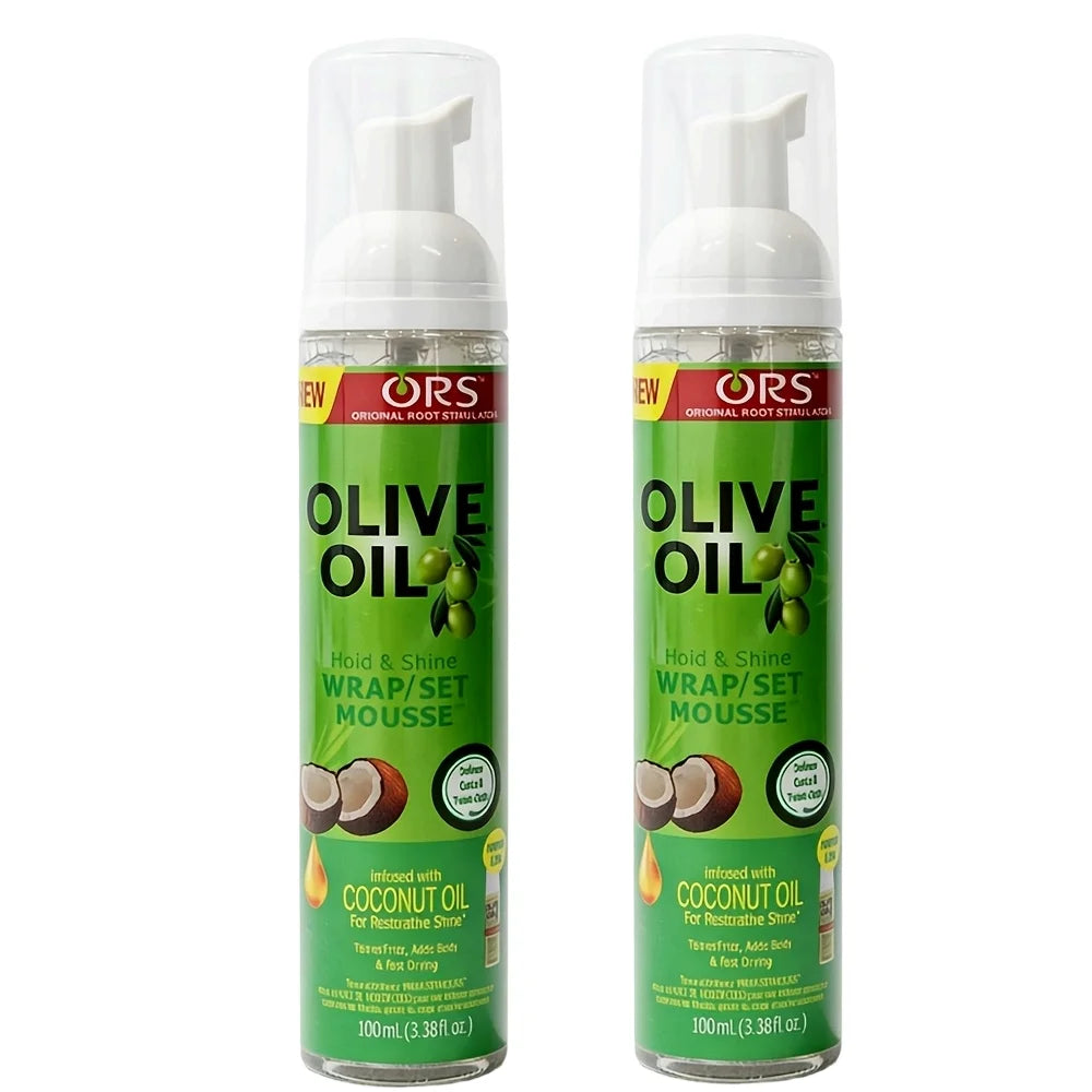 Curly Hair Mousse(100ml) For Wigs Strong Hold Olive Oil Hair Styling Mousse Anti-Frizz Hair Foam Mousse For Styling Hair Women