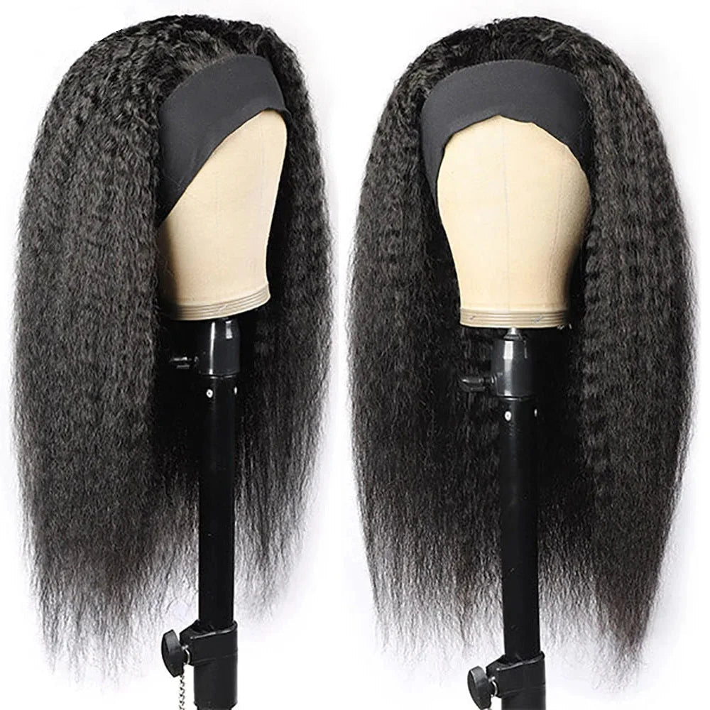 Kinky Headband Wig | Brazilian Human Hair Wig | Edge Silks
