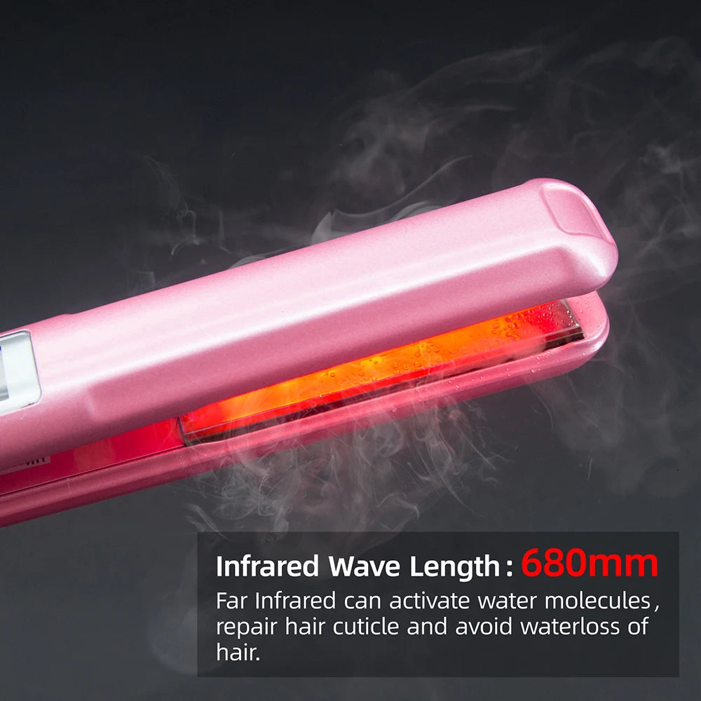 Ultrasonic Infrared Hair Straightener