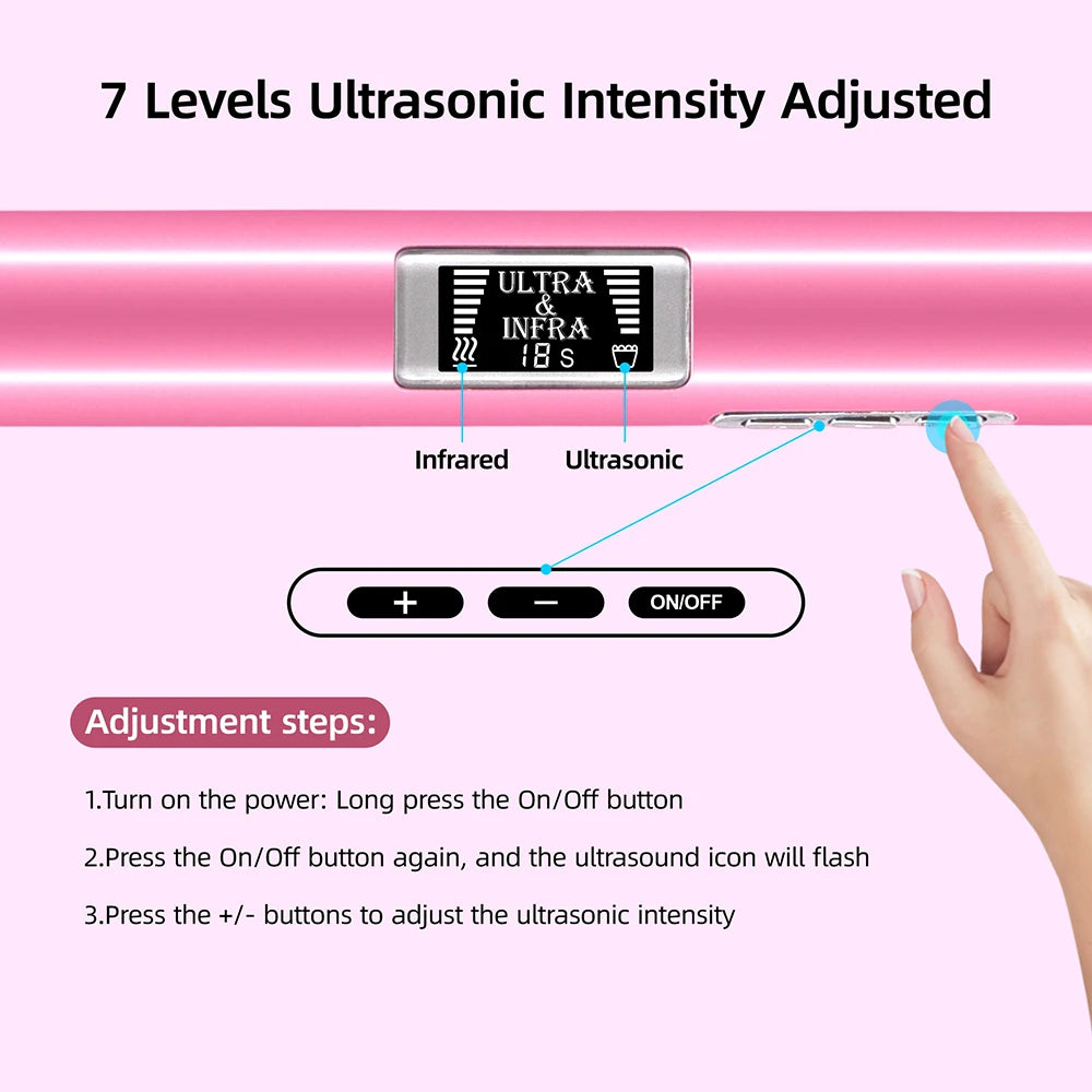 Ultrasonic Infrared Hair Straightener