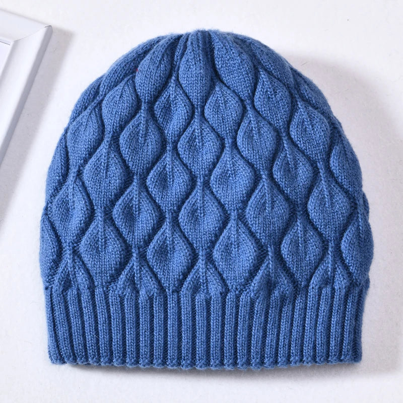 Jaxmony Double Lined Beanie Pom Pom Hat