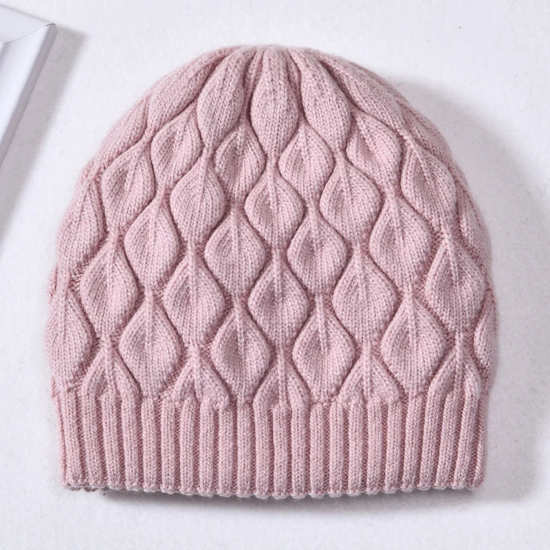 Jaxmony Double Lined Beanie Pom Pom Hat