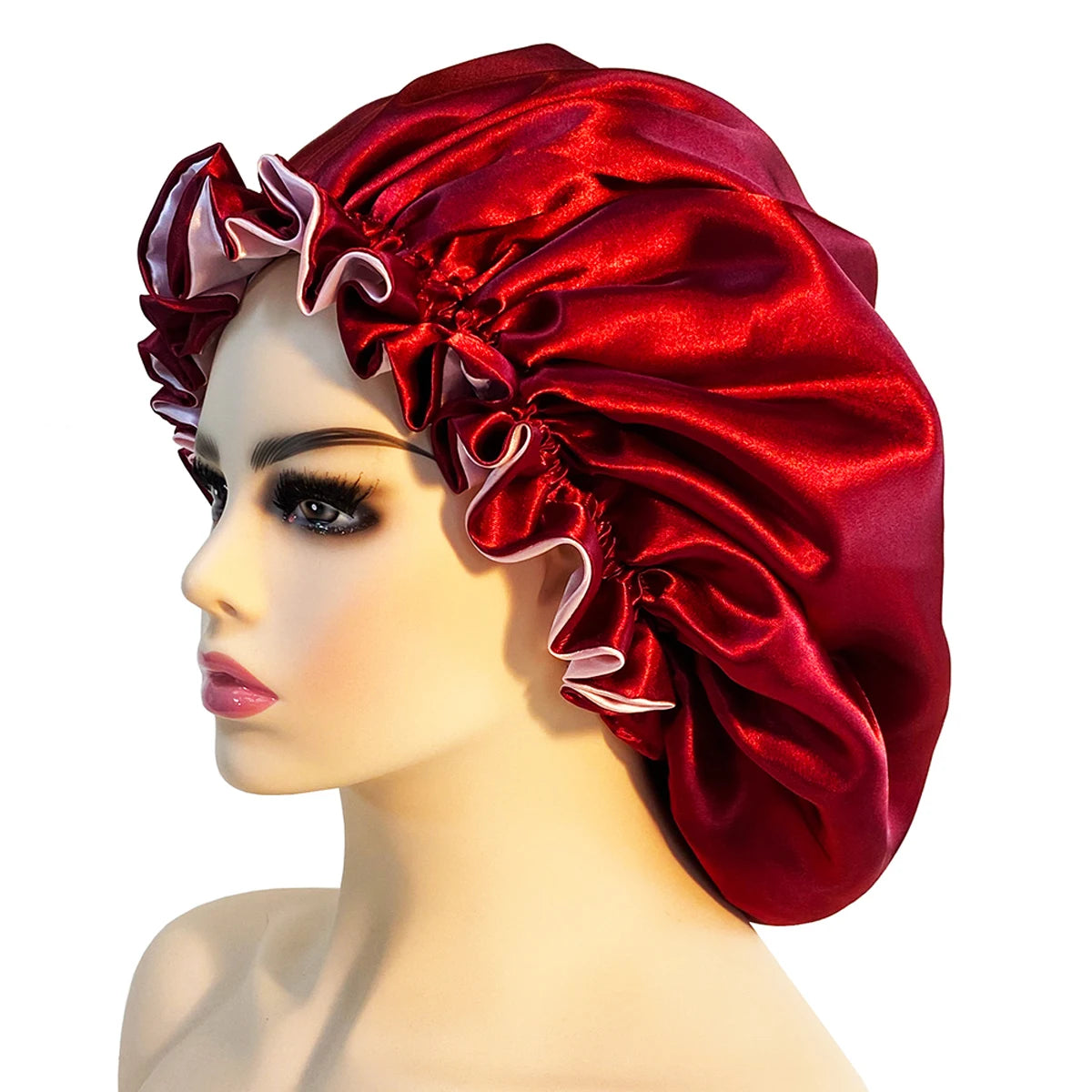 Cheveux Nuit Double Layer
 Silk Hair Bonnet