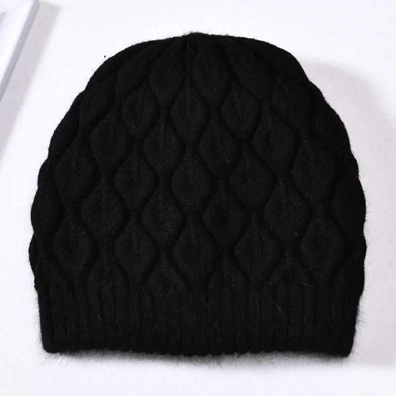 Jaxmony Double Lined Beanie Pom Pom Hat