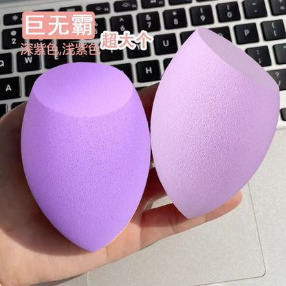 Jumbo Beveled Beauty Blender Large Makeup Sponge Dual-Use for Wet and Dry, Expands with Water, Makeup Sponge for Foundation Liquid Makeup