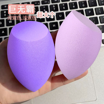 Jumbo Beveled Beauty Blender Large Makeup Sponge Dual-Use for Wet and Dry, Expands with Water, Makeup Sponge for Foundation Liquid Makeup