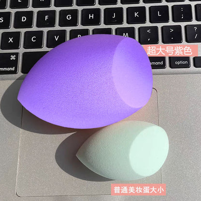 Jumbo Beveled Beauty Blender Large Makeup Sponge Dual-Use for Wet and Dry, Expands with Water, Makeup Sponge for Foundation Liquid Makeup