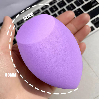 Jumbo Beveled Beauty Blender Large Makeup Sponge Dual-Use for Wet and Dry, Expands with Water, Makeup Sponge for Foundation Liquid Makeup