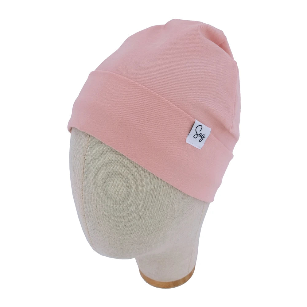 Baby Jersey Satin Lined Beanie Hat