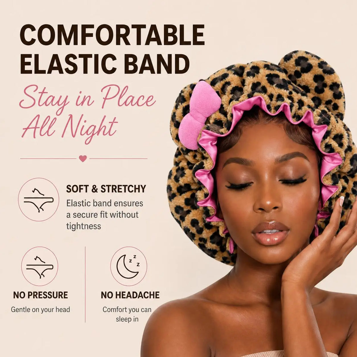 Leopard Ears Bonnet