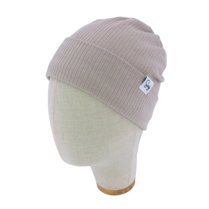 Baby Jersey Satin Lined Beanie Hat