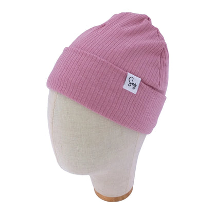 Baby Jersey Satin Lined Beanie Hat