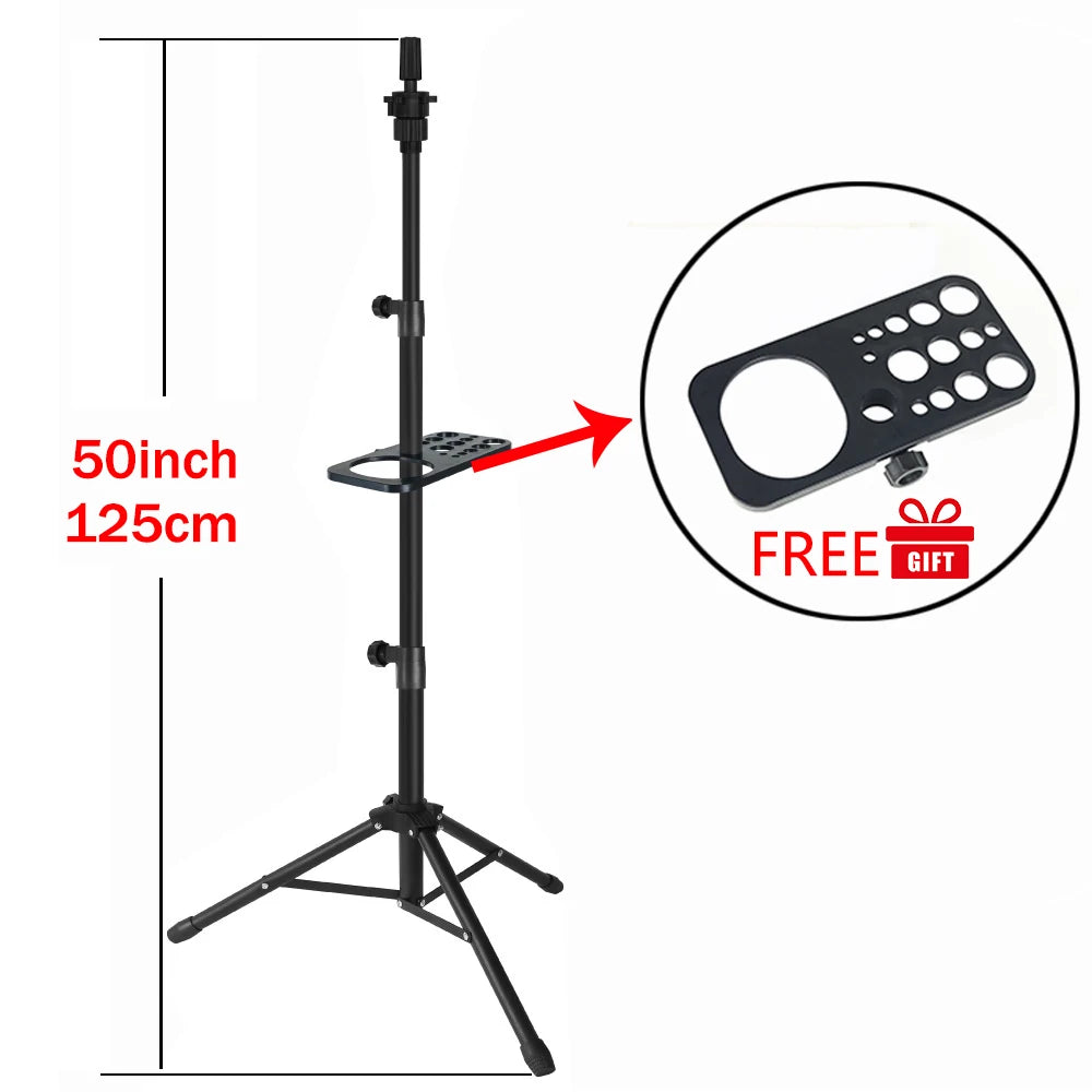 Wig Stand With Wig Tripod Tray