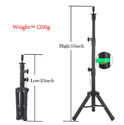 Wig Stand With Wig Tripod Tray