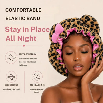 Leopard Ears Bonnet