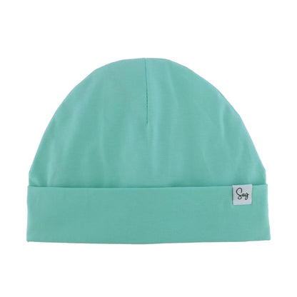 Baby Jersey Satin Lined Beanie Hat