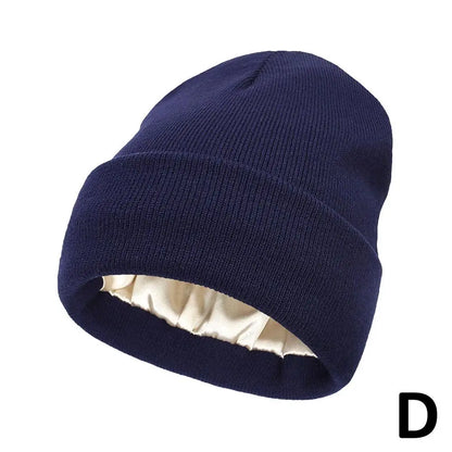 Cashmere Beanie Silk-Satin Lined