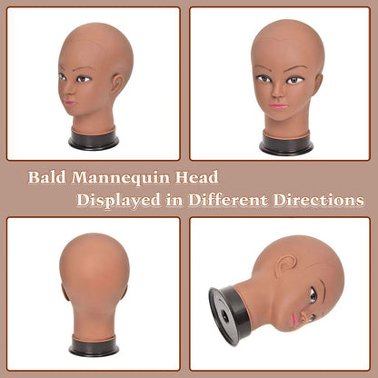 Mannequin Head with Stand/Clamp and Pins