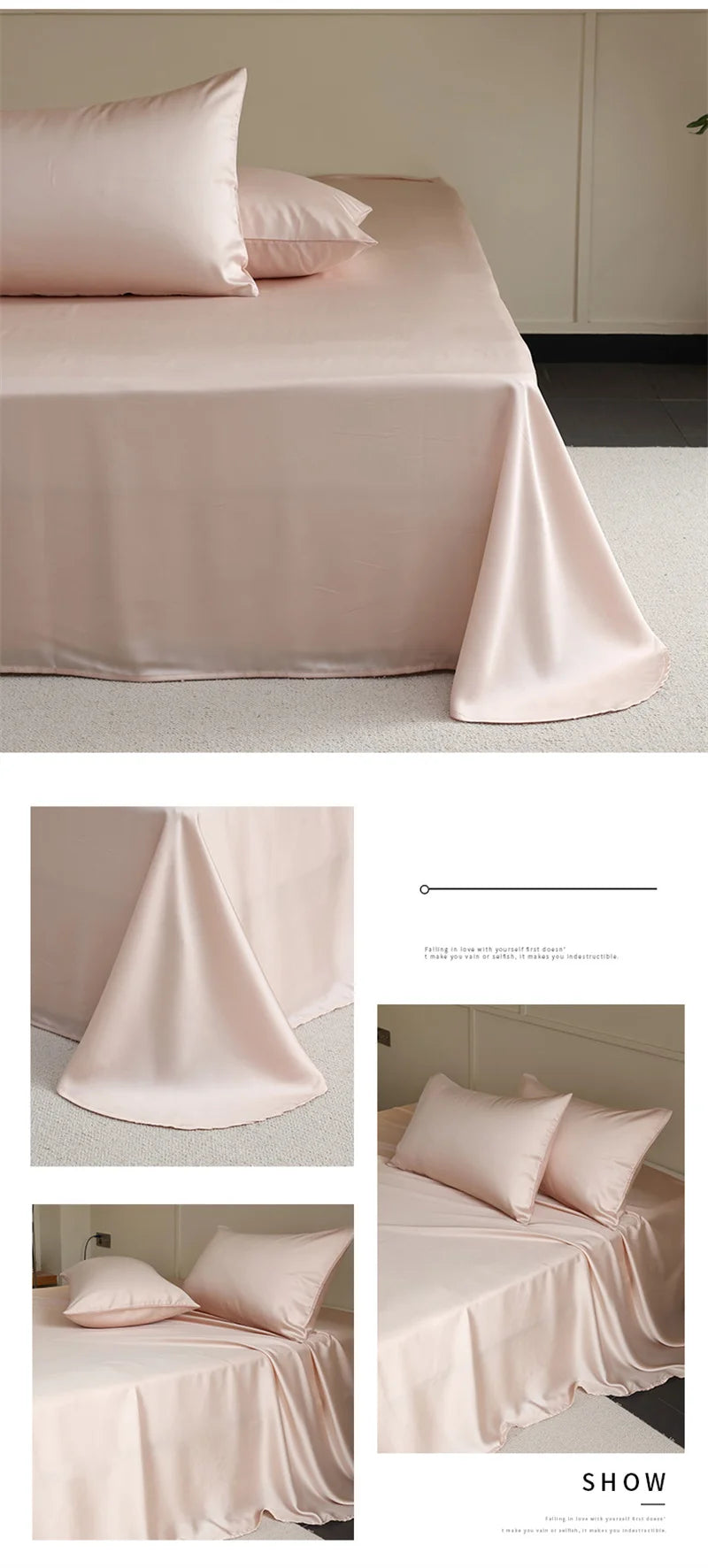 High End Natural Mulberry Silk Sheet