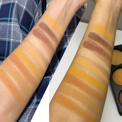 9 Colour Bronze Contour & Concealer Makeup Palette – Matte & Shimmer