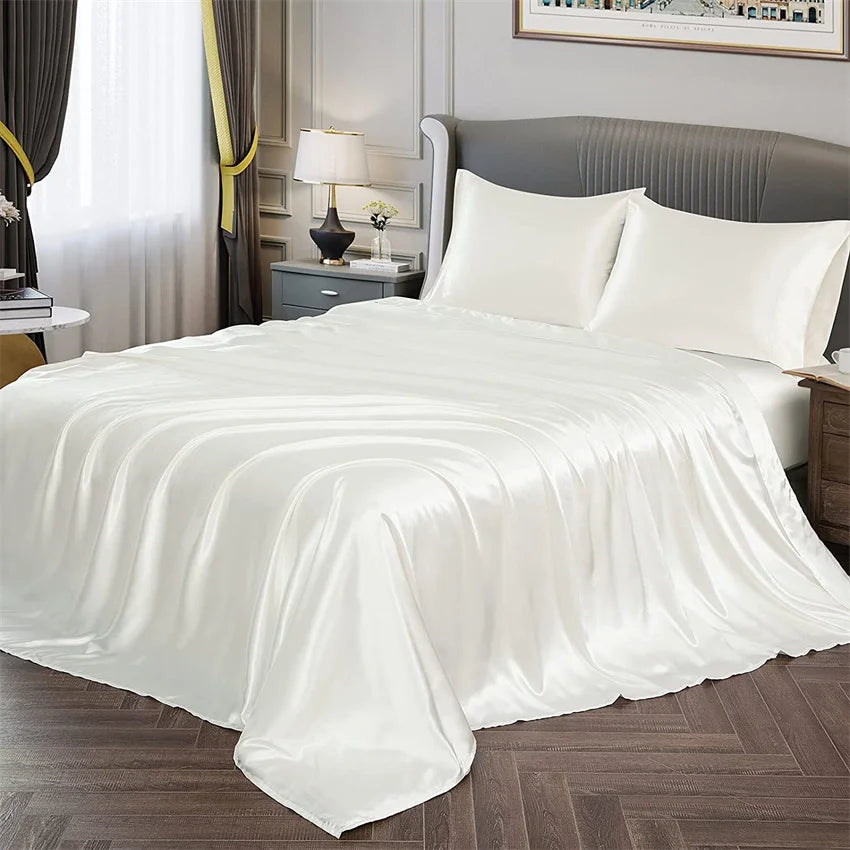 Luxury Mulberry Silk Bed Sheets Set