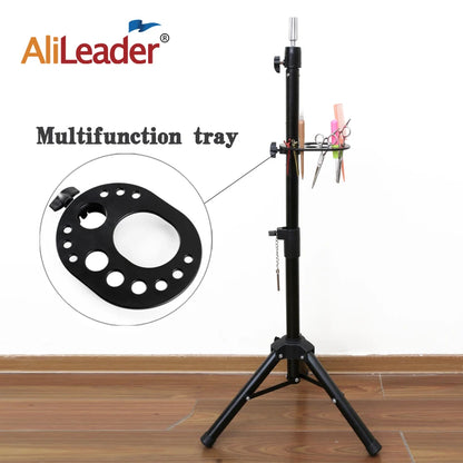 Wig Stand With Wig Tripod Tray