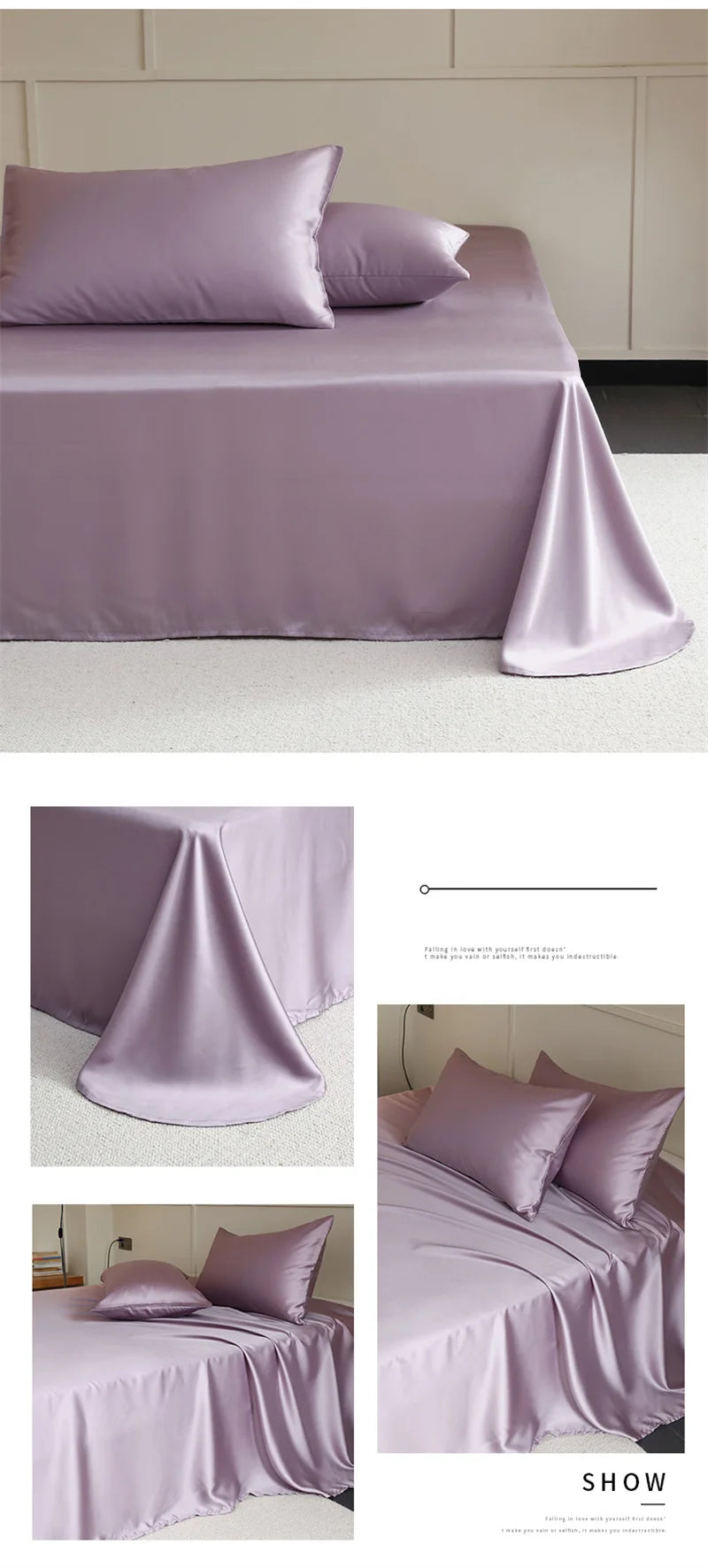 High End Natural Mulberry Silk Sheet