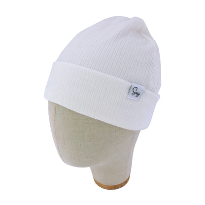 Baby Jersey Satin Lined Beanie Hat