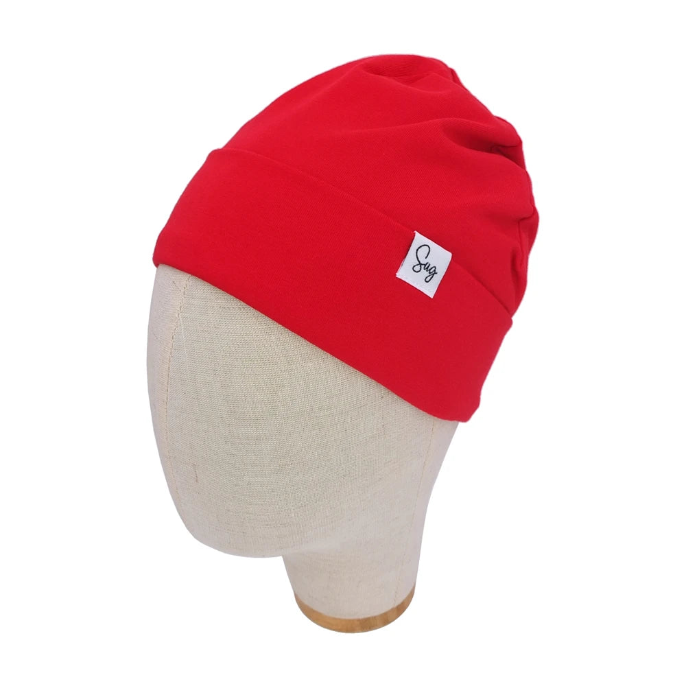 Baby Jersey Satin Lined Beanie Hat