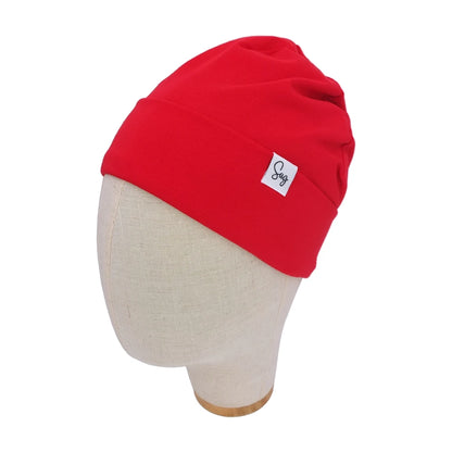 Baby Jersey Satin Lined Beanie Hat