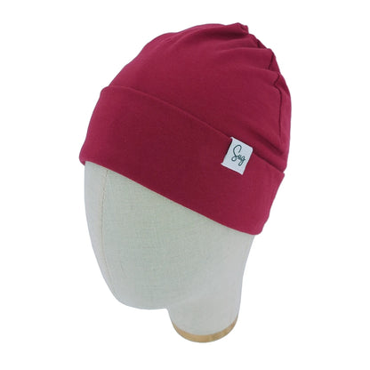 Baby Jersey Satin Lined Beanie Hat