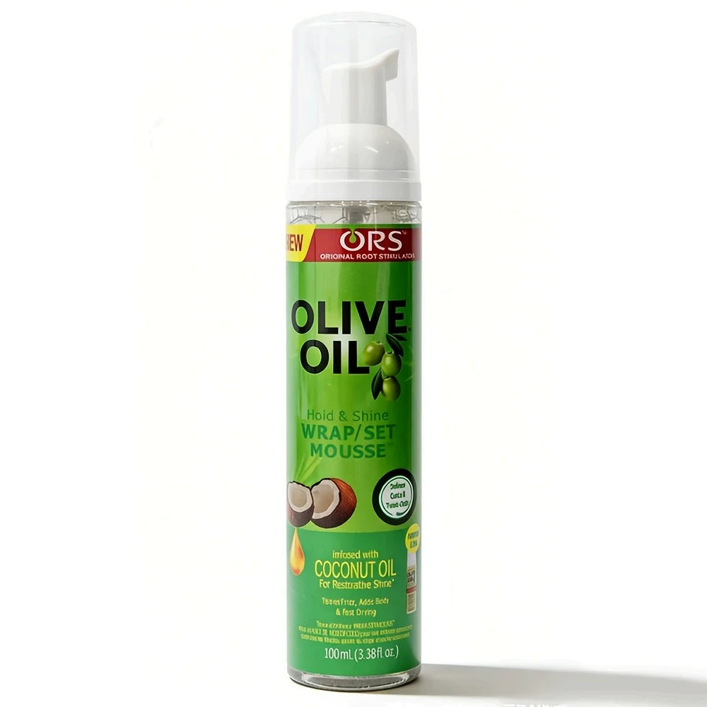 Curly Hair Mousse（100ml) For Wigs Strong Hold Olive Oil Hair Styling Mousse Anti-Frizz Hair Foam Mousse For Styling Hair Women