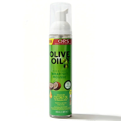Curly Hair Mousse（100ml) For Wigs Strong Hold Olive Oil Hair Styling Mousse Anti-Frizz Hair Foam Mousse For Styling Hair Women