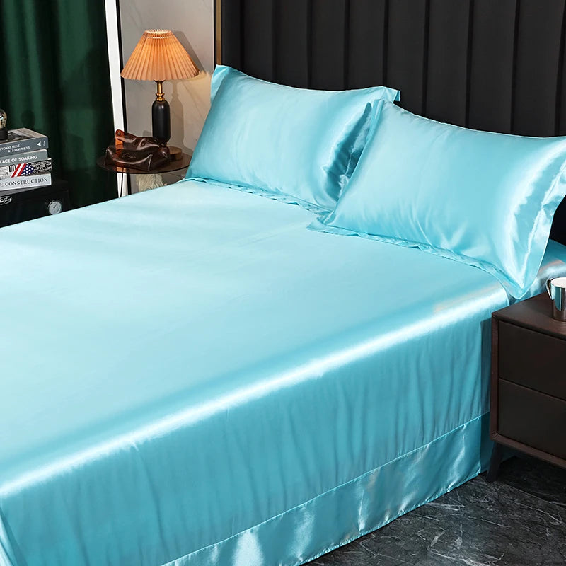 Luxury Mulberry Silk Bed Sheets Set