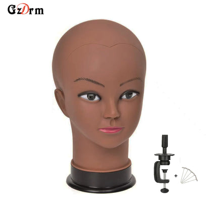 Mannequin Head with Stand/Clamp and Pins