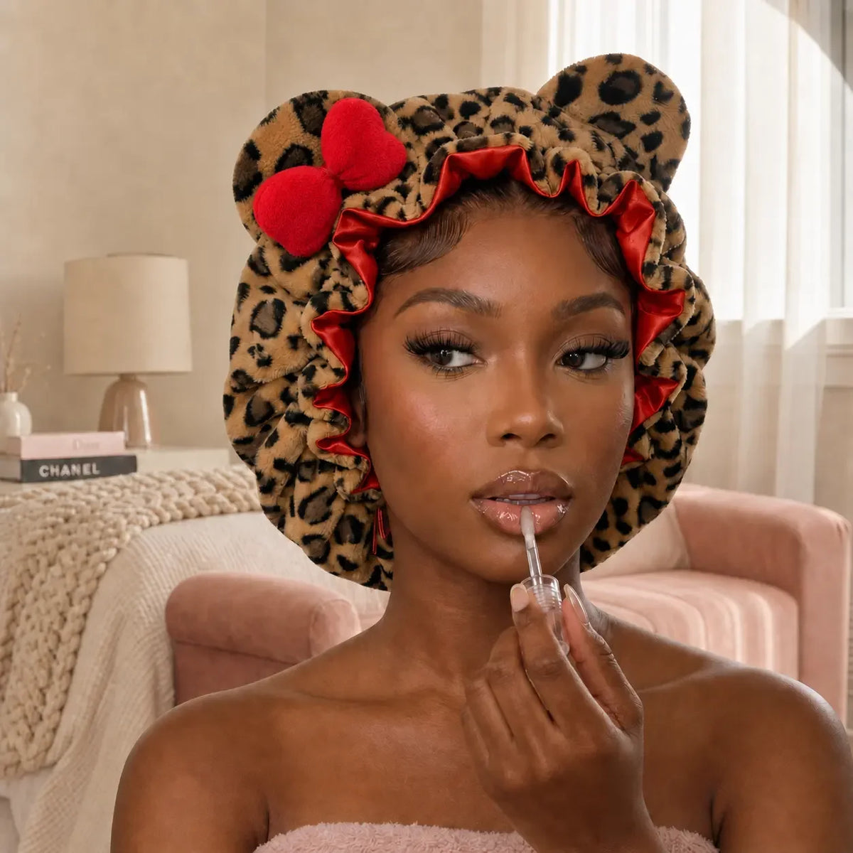 Leopard Ears Bonnet