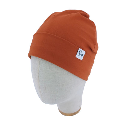 Baby Jersey Satin Lined Beanie Hat