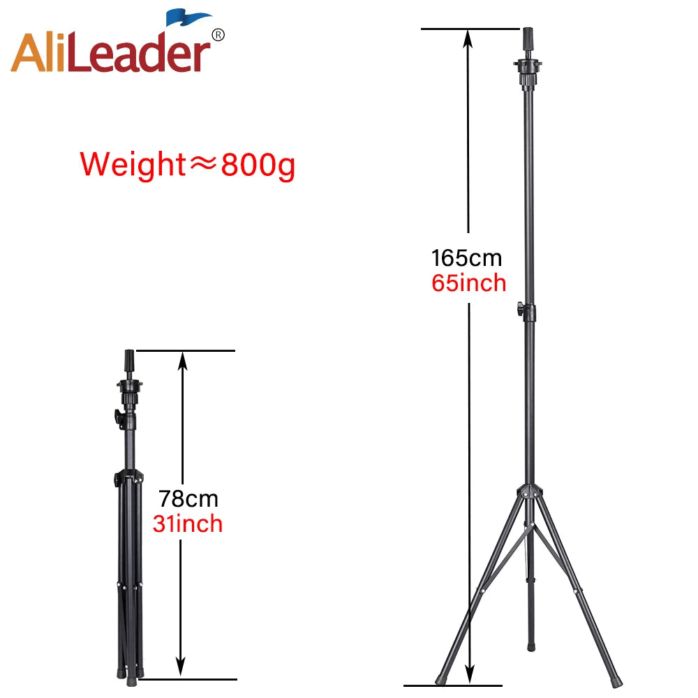 Wig Stand With Wig Tripod Tray