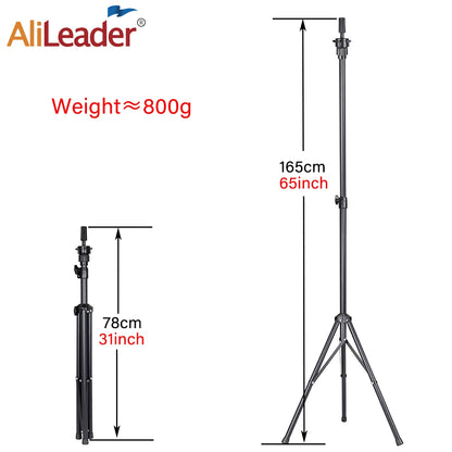 Wig Stand With Wig Tripod Tray