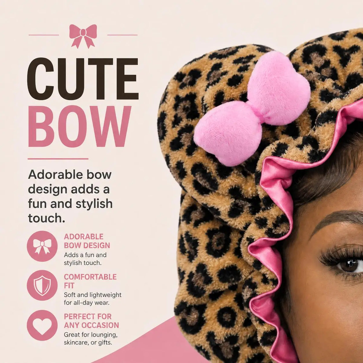 Leopard Ears Bonnet