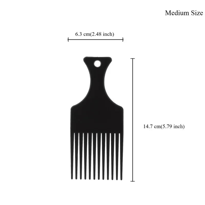 3-Piece Wide Tooth Afro Hair Pick Set