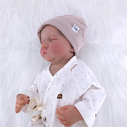 Baby Jersey Satin Lined Beanie Hat