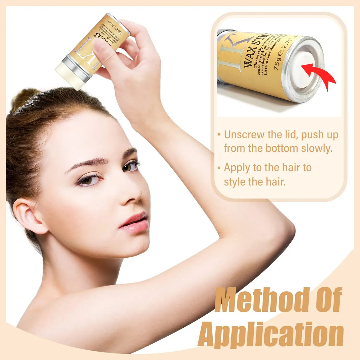 Hair Wax Stick for Wigs and Hairstyling-Edge Control