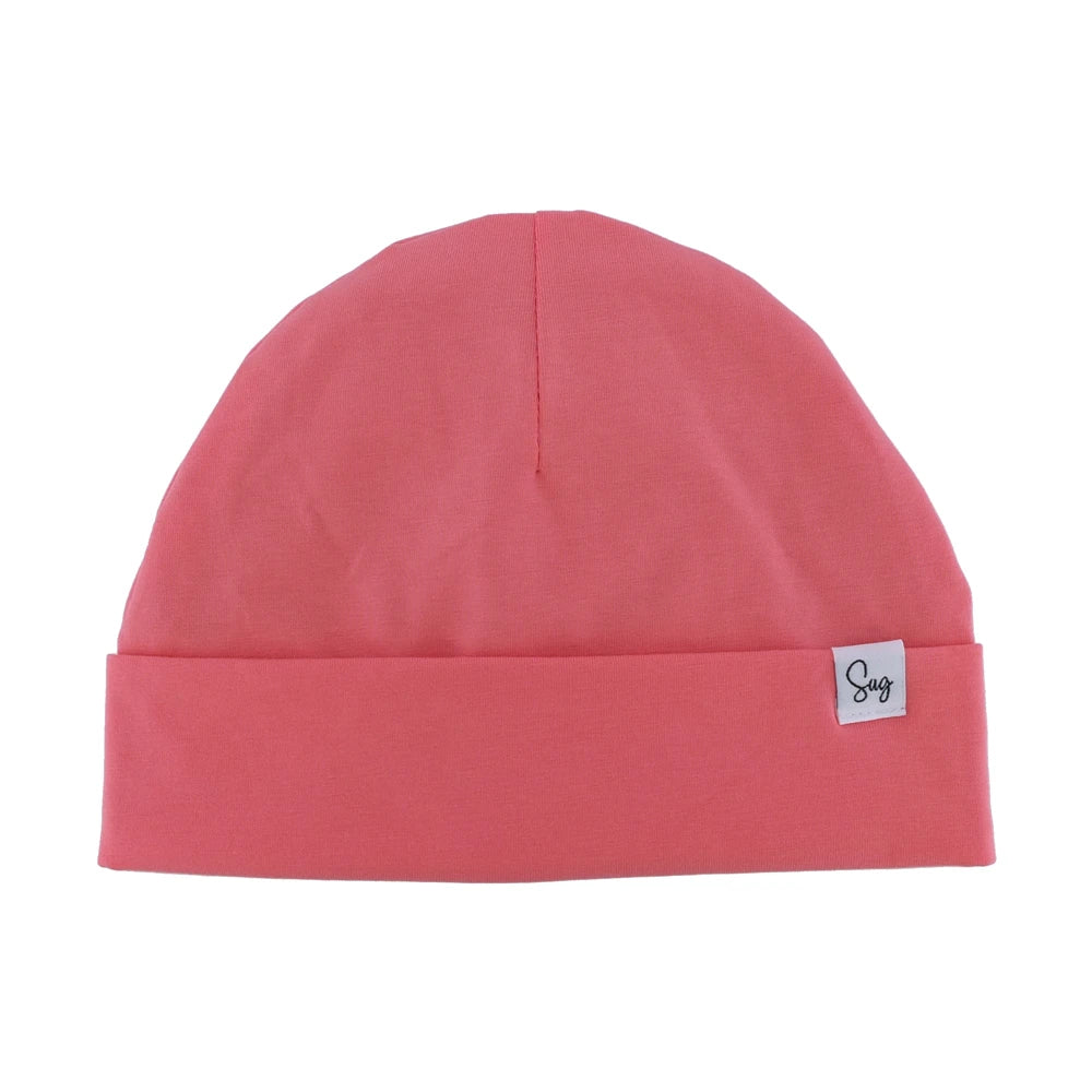 Baby Jersey Satin Lined Beanie Hat