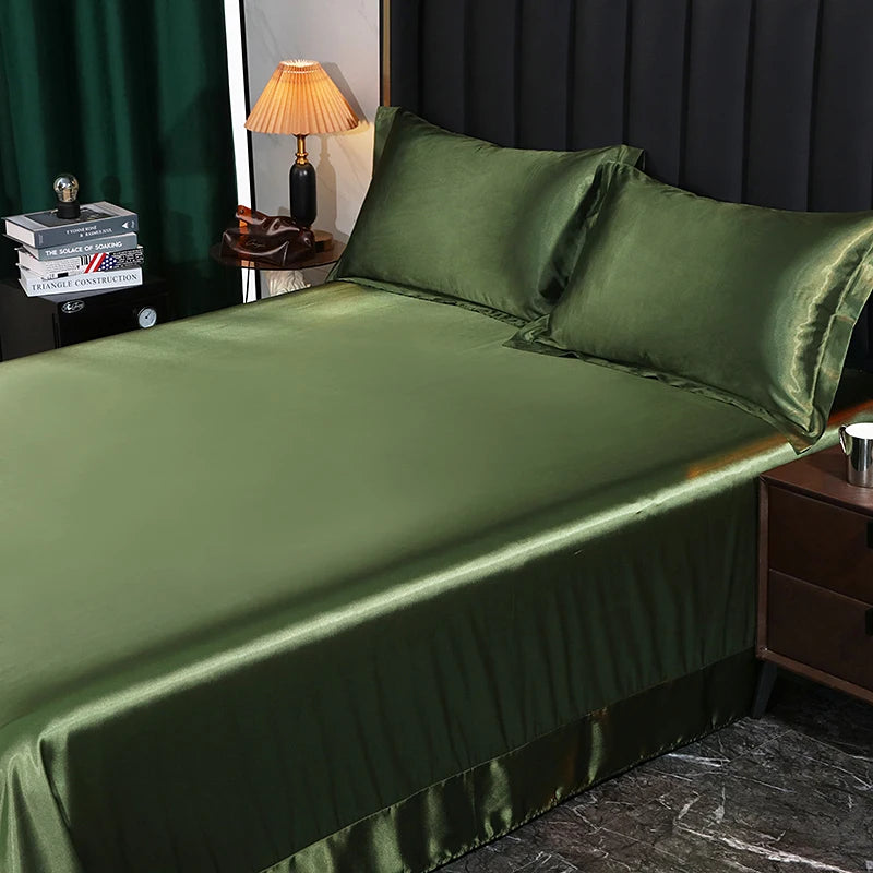 Luxury Mulberry Silk Bed Sheets Set