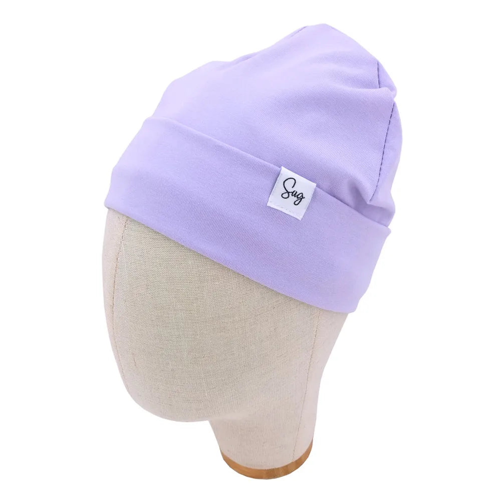 Baby Jersey Satin Lined Beanie Hat