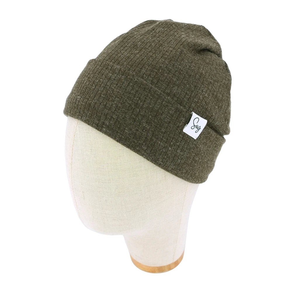 Baby Jersey Satin Lined Beanie Hat