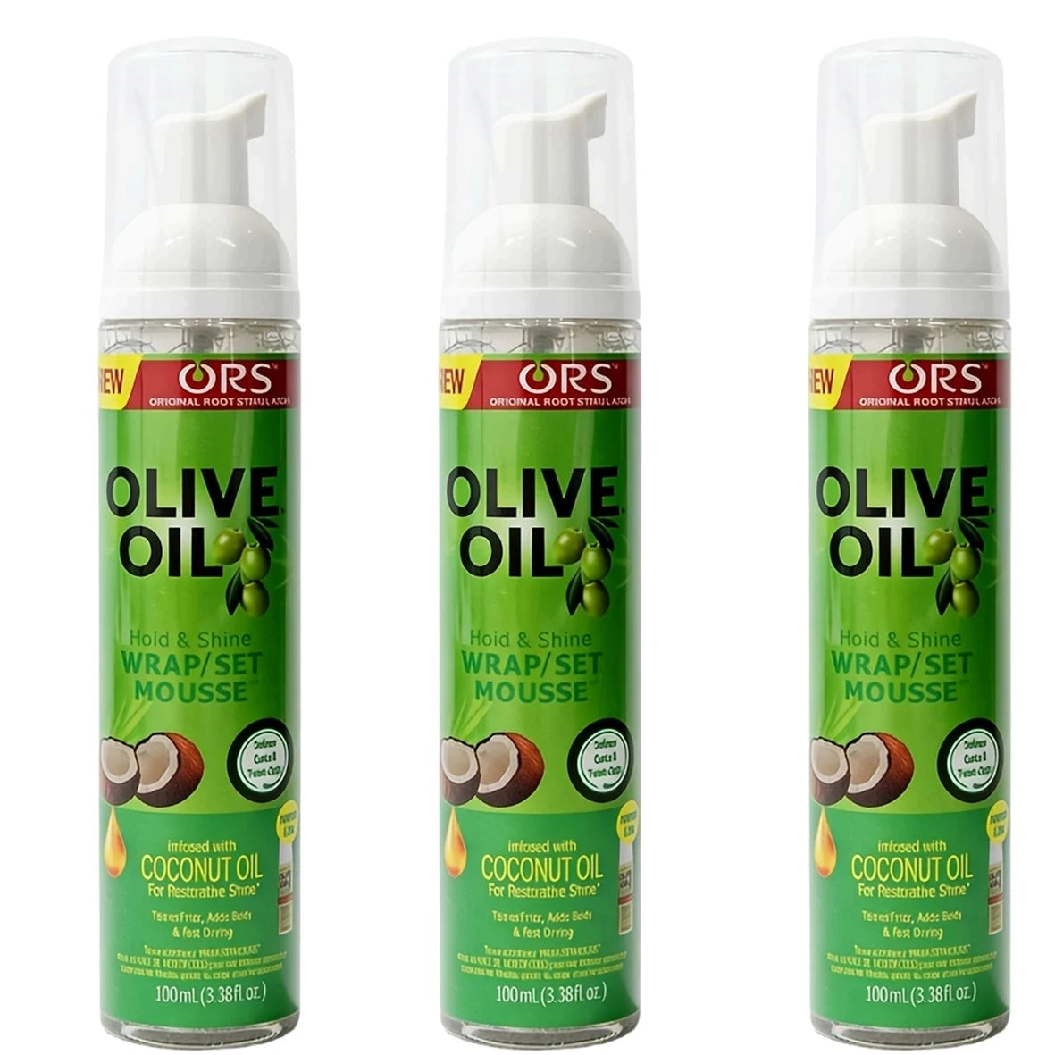 Curly Hair Mousse（100ml) For Wigs Strong Hold Olive Oil Hair Styling Mousse Anti-Frizz Hair Foam Mousse For Styling Hair Women